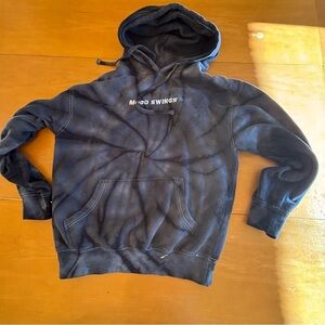 Blue Crown S Mood Swings tie dye grey sweatshirt shirt hooded hoodie